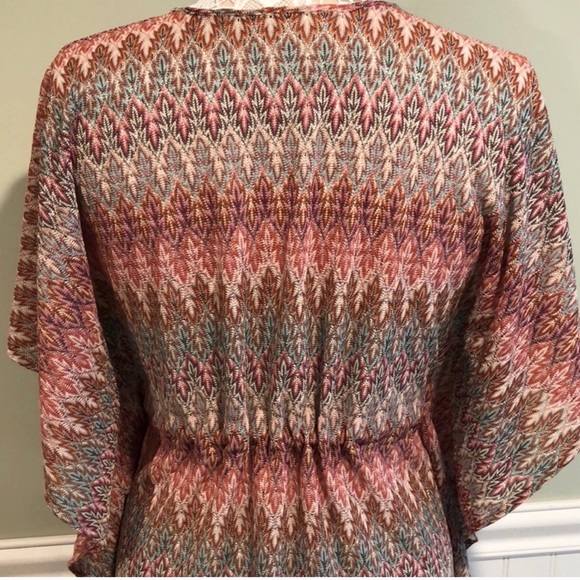 Moon & Meadow Boho Chic Drawstring Tunic Top - Picture 6 of 7